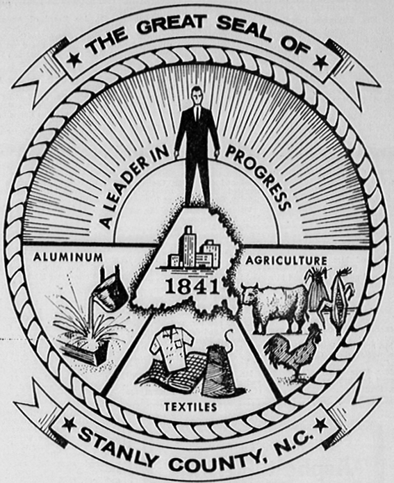 PEEKING INTO THE PAST Stanly County Seal The Stanly News & Press