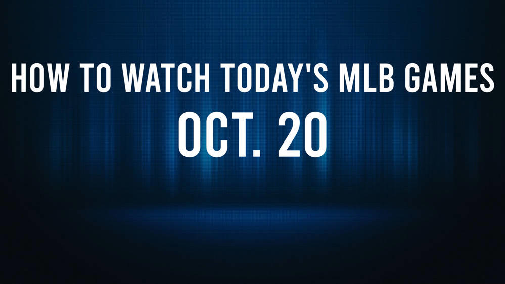How to Watch the MLB Baseball Playoffs on Sunday, Oct. 20 TV Channel