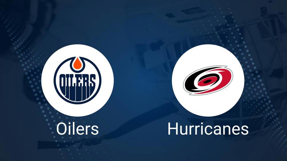 Where to Watch Edmonton Oilers vs. Carolina Hurricanes on TV or